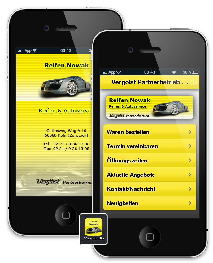 Die mobile App wird aktuell nur unter iPhone, iPod touch und Android unterstützt. Weitere Geräte werden folgen.